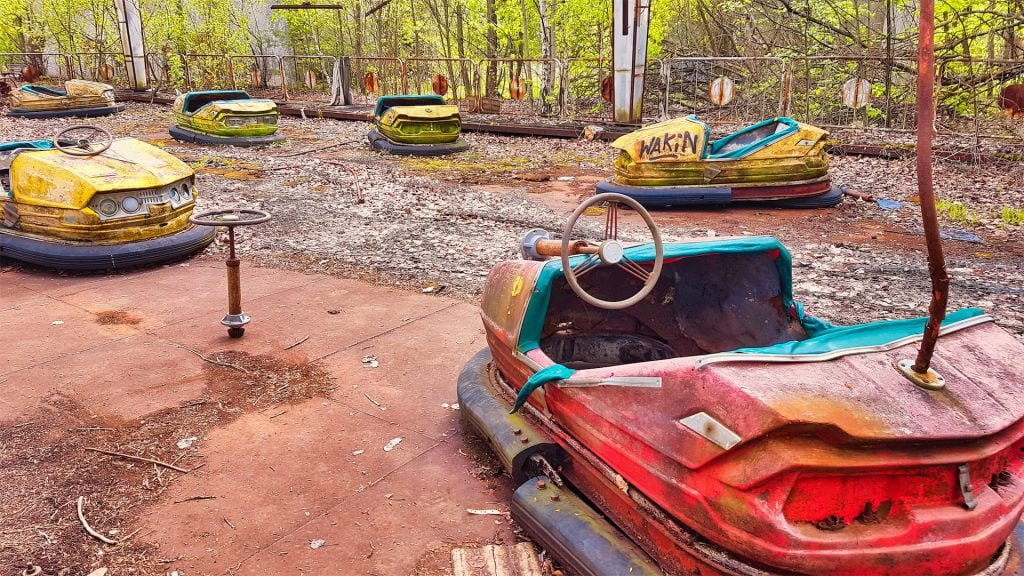 chernobyl pripyat dodgems 1 image