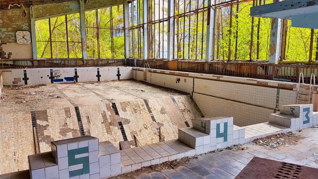 chernobyl swimming pool