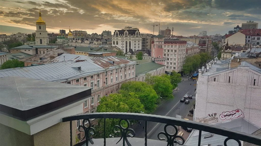 intercontinental kiev view rear image