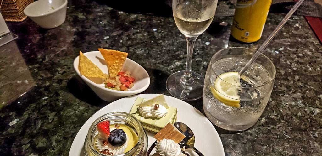 Conrad Manila Executive Lounge Canapes