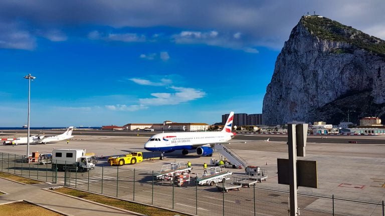 Priority Pass Calpe Lounge Gibraltar view BA