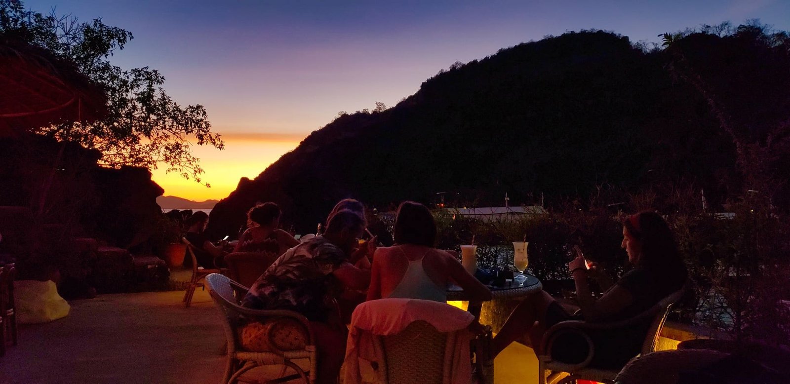 Sangat Island Dive Resort Bar Evening