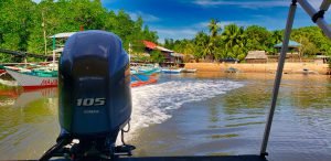 Sangat Island Dive Resort Transfer Leaving Coron boat dock