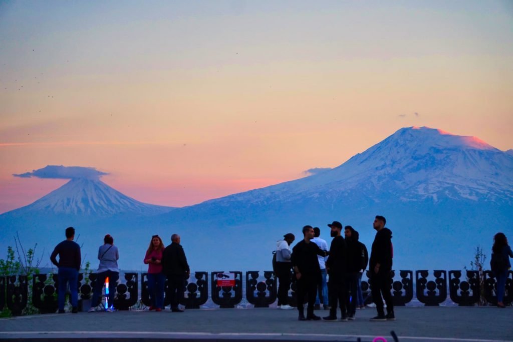 Yerevan Armenia Mt Ararat Sunset