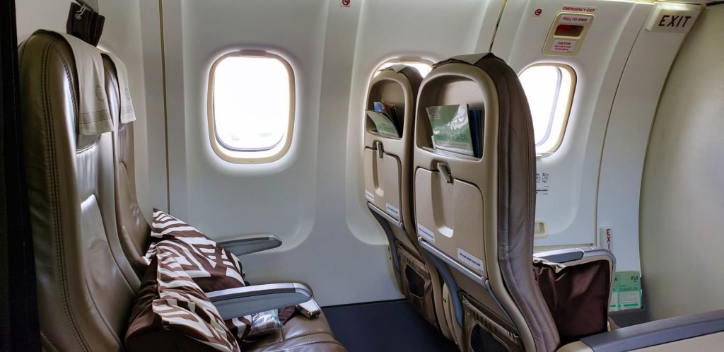 fiji airways ATR72 interior