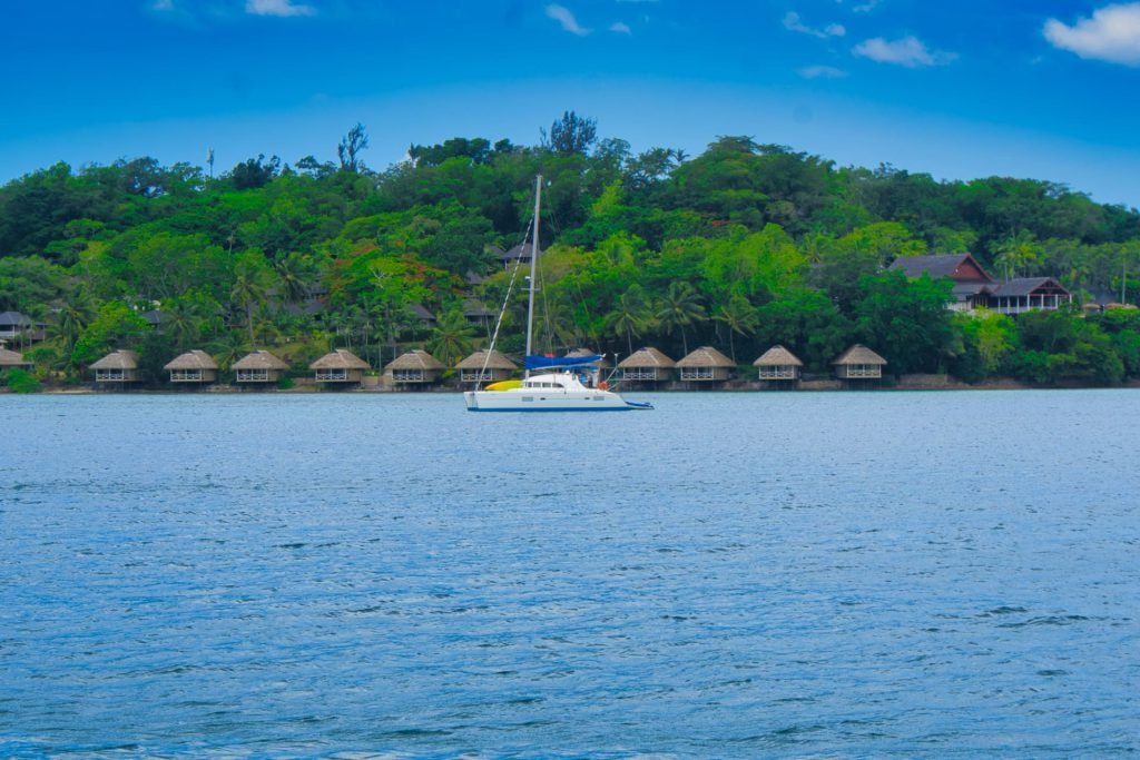 port vila vanuatu seafront boat villas