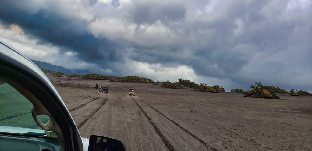 yasur volcano tanna vanuatu black volcanic ash roads