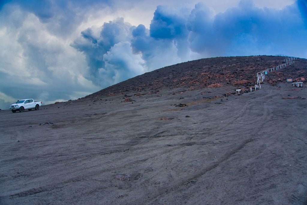 yasur volcano tanna vanuatu parking