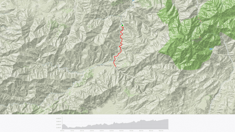 Cycle Morocco Day 1 route