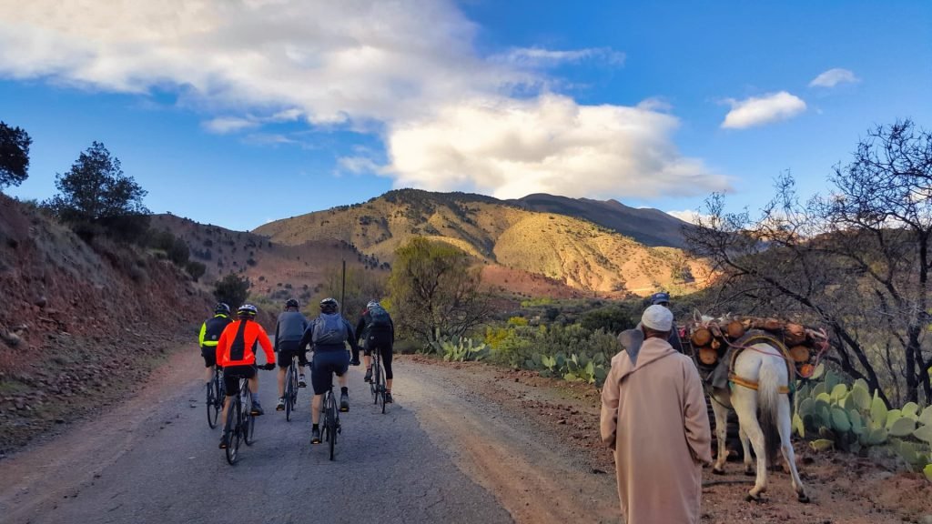 Cycle Morocco early start past the locals