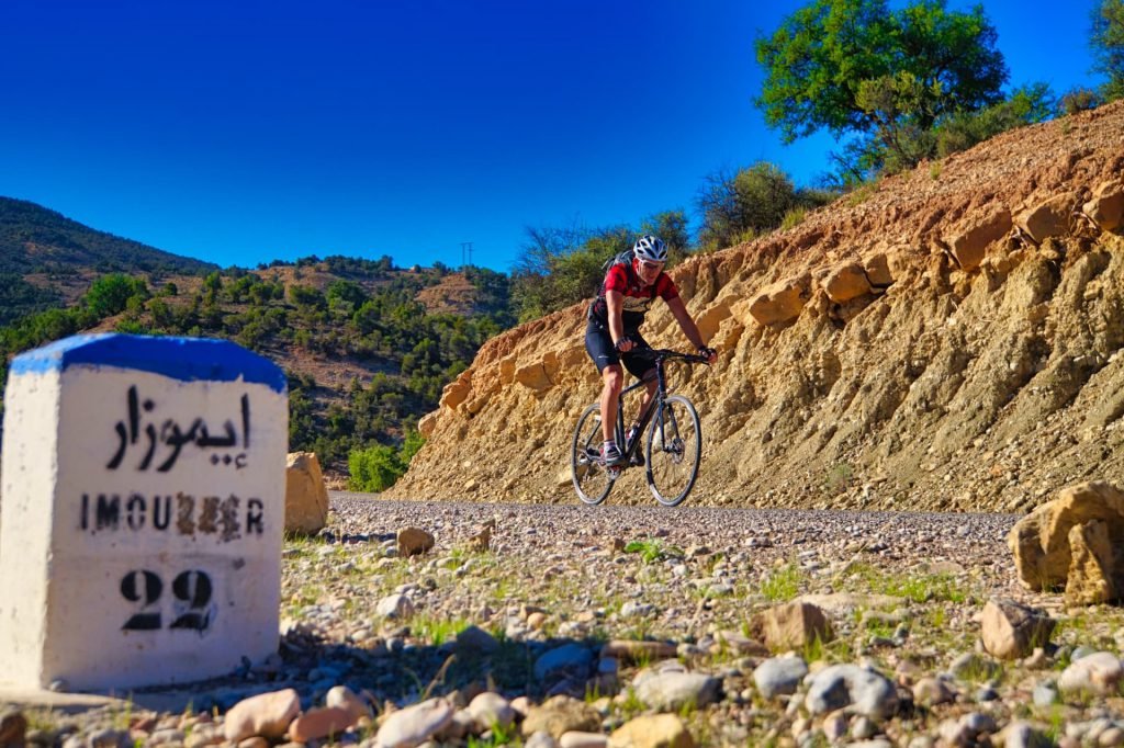 Cycle Morocco road to Imouzzer