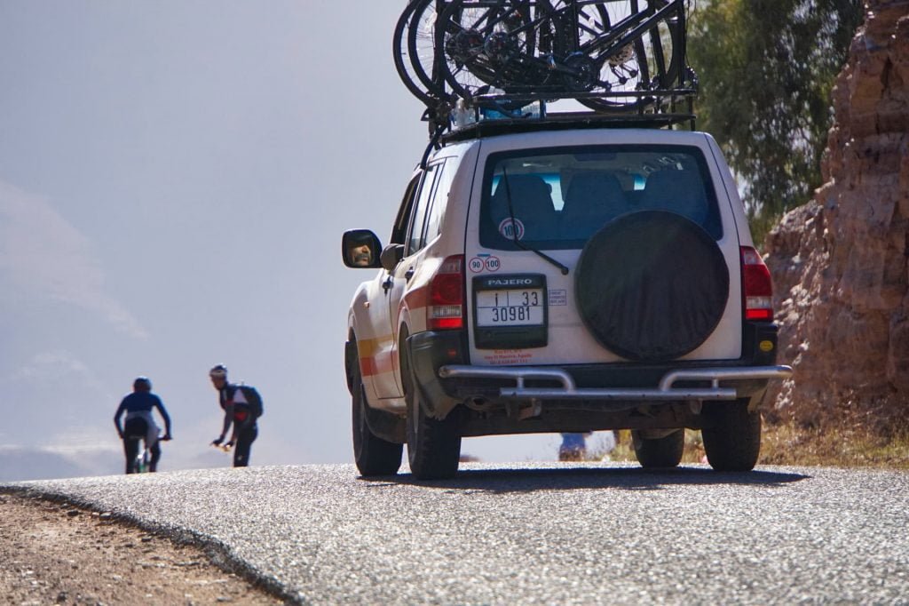 Cycle Morocco top of the pass