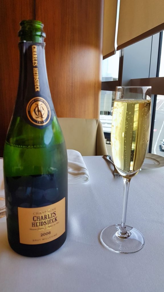 Etihad First Class Lounge Abu Dhabi Champagne