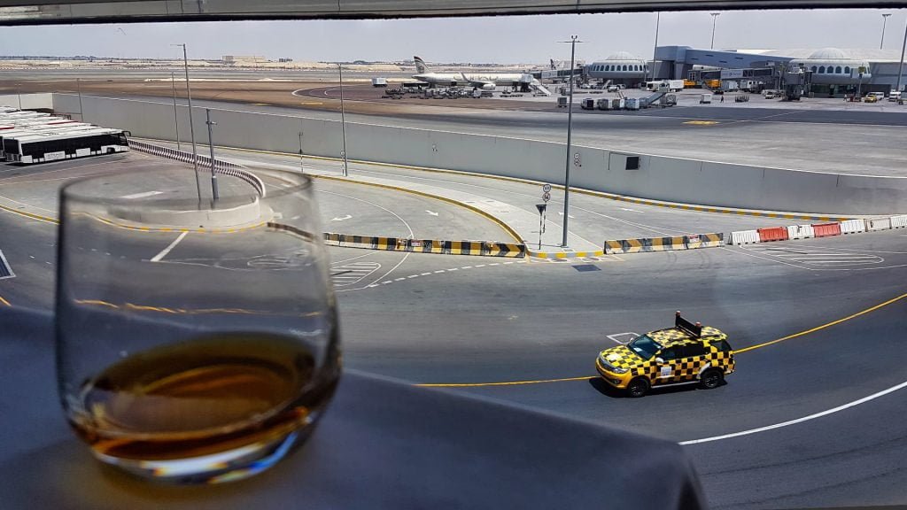 Etihad First Class Lounge Abu Dhabi View