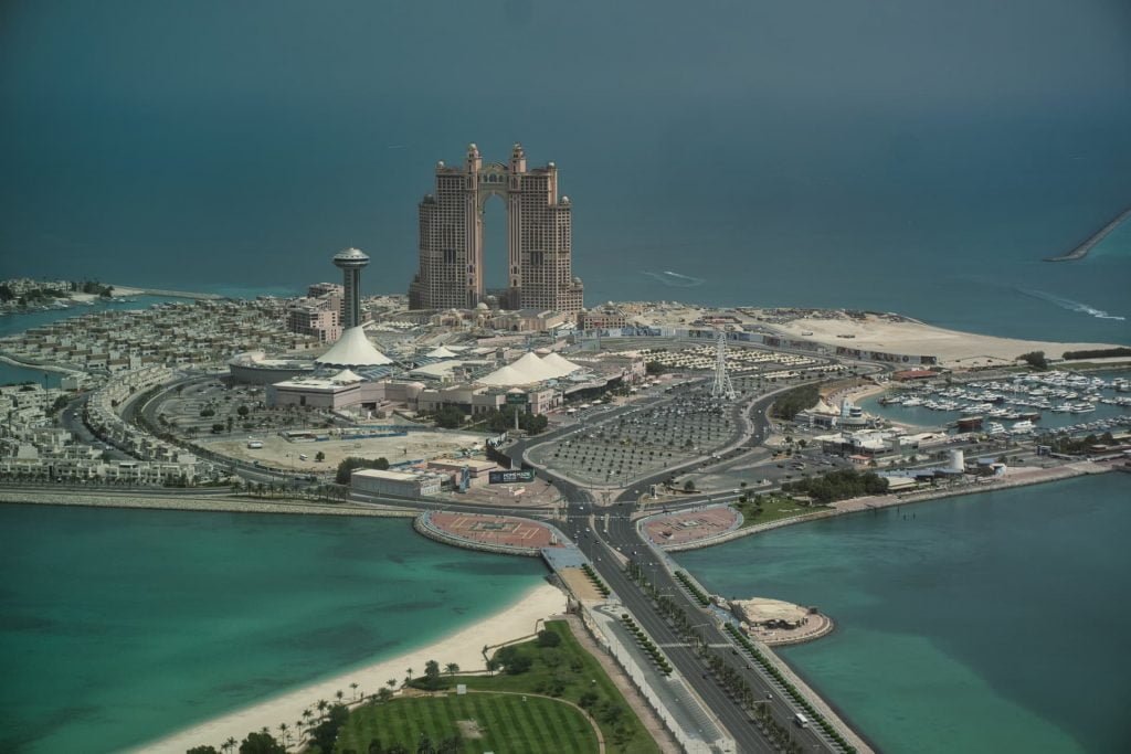 Jumeirah at Etihad Towers View of Fairmont