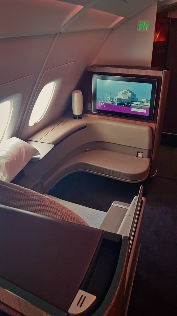 Qatar A380 First Class Seats 1A