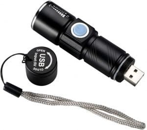 The best travel gear - USB Rechargable Mini LED Torch
