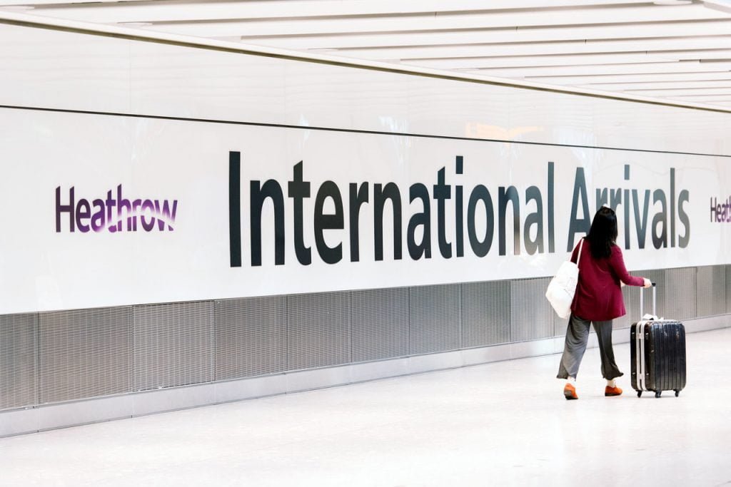 Heathrow Airport International Arrivals
